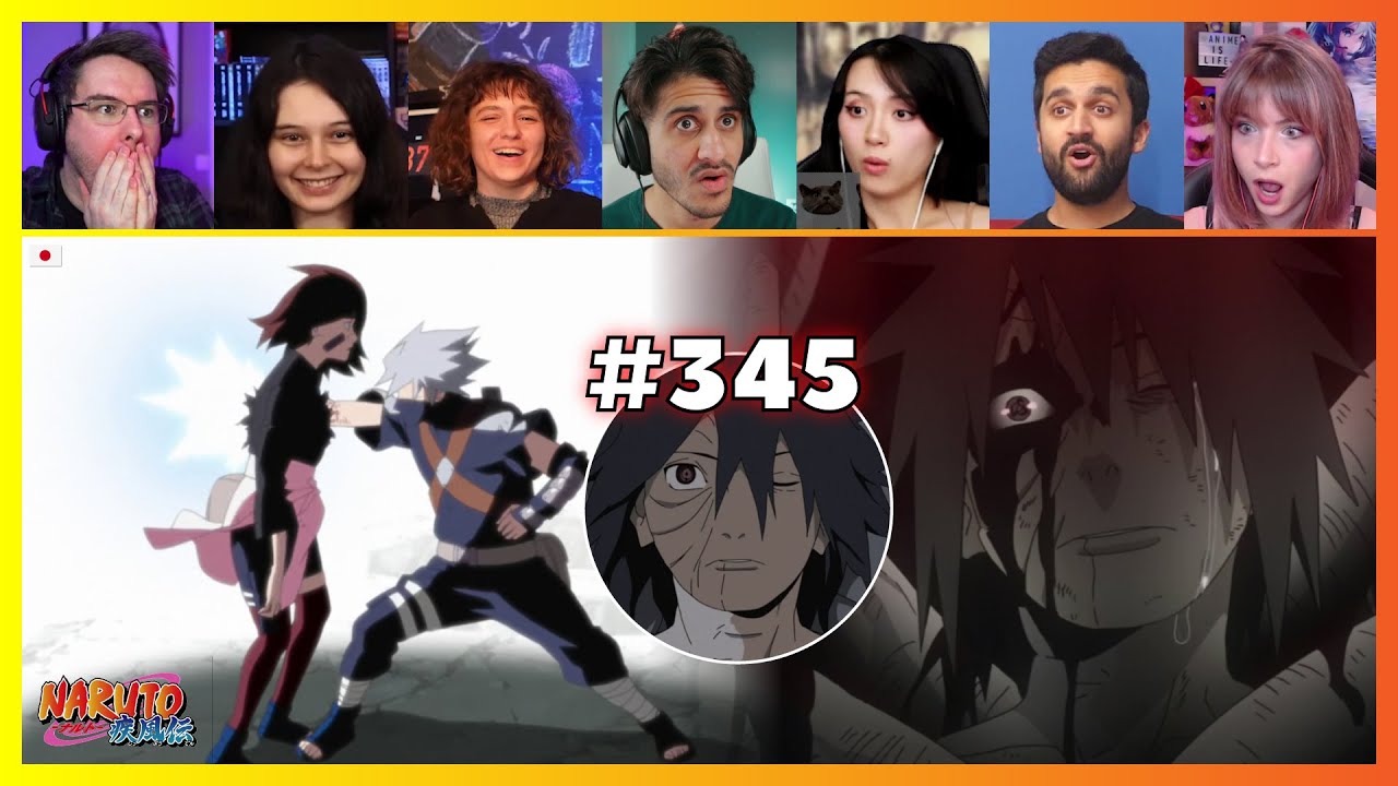 Naruto Shippuden Episode 345 | I am in Hell! | Reaction Mashup ナルト 疾風伝