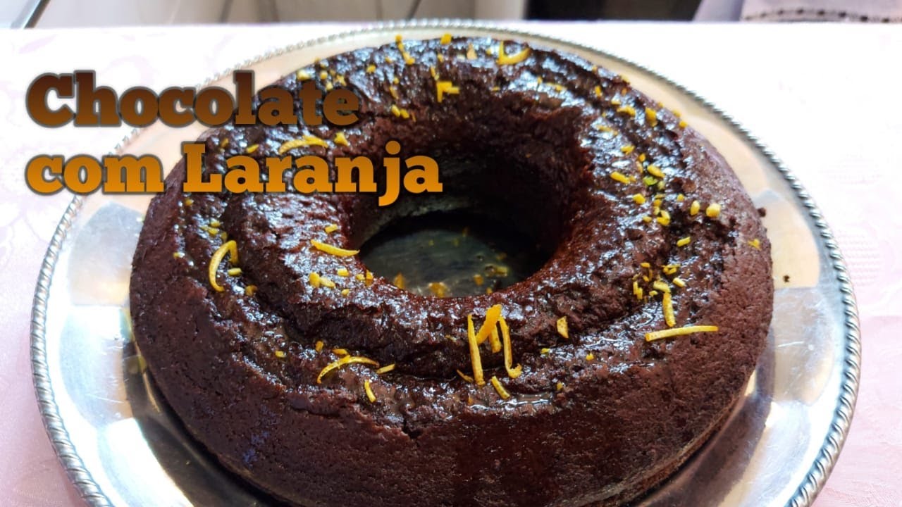 ESSE BOLO DE CHOCOLATE COM LARTANJA FICA UMA DELICIA