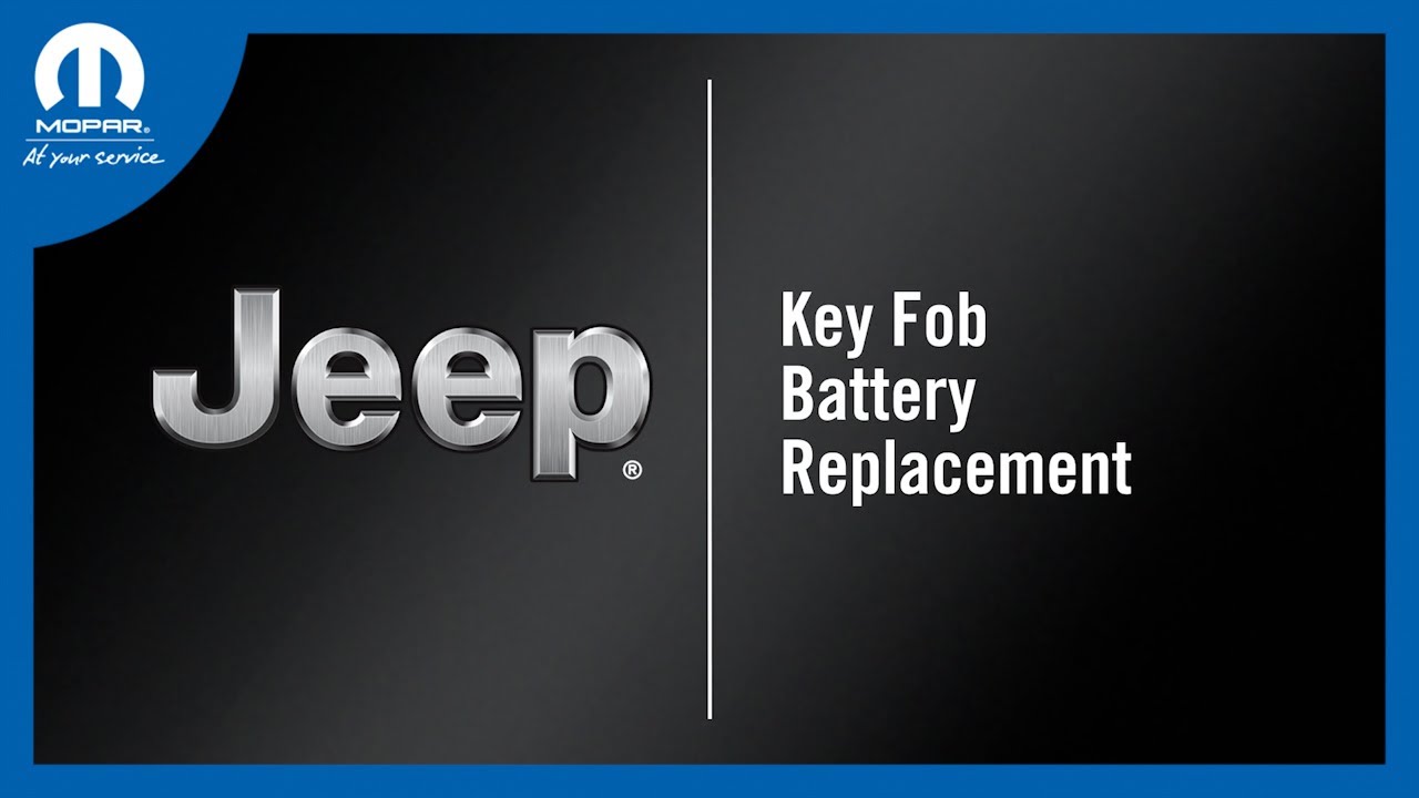 Key Fob Battery Replacement | How To | 2024 Jeep Compass