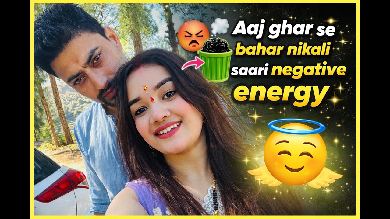 Aaj ghar se bahar nikali saari negative energy ✨