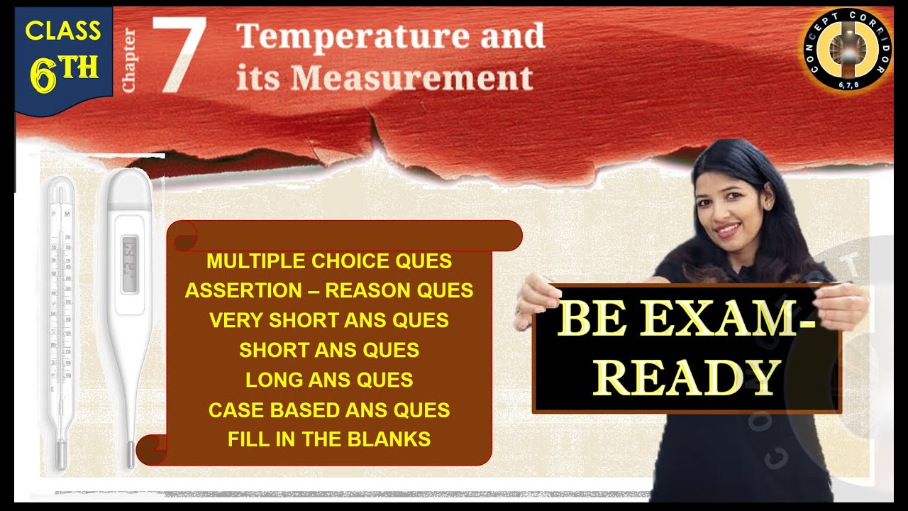 Important Questions | Chapter 7 Temperature and Its Measurement  | Class 6 Science Curiosity