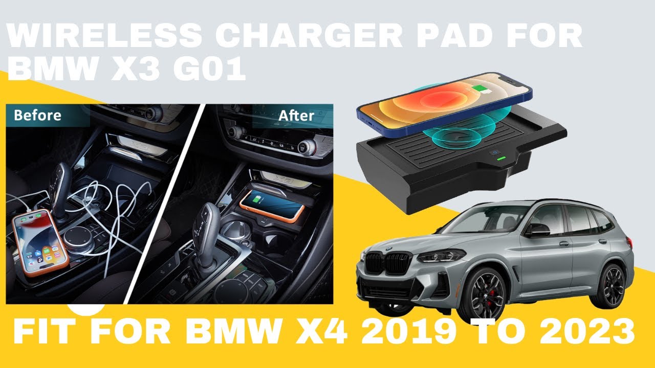 Wireless Charger Pad for BMW X3 G01 2023 2018 2019 2020 2021 2022,Fit for BMW X4