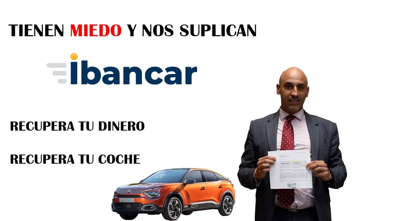 #RECLAMAR #IBANCAR.  Ibancar nos solicita que no les reclamemos m&aacute;s sus prestamos abusivos.
