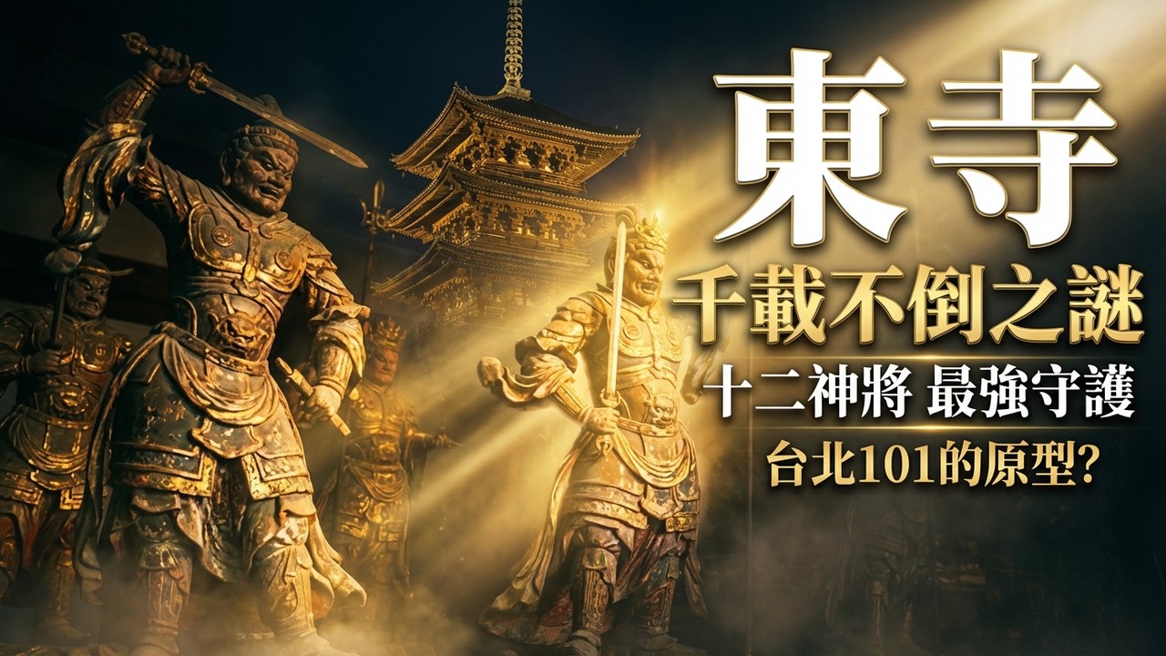 【日本京都東寺】十二生肖守護神的終極開運法！  台北101原型來自東寺五重塔？京都東寺「最強防震」千載不倒之謎！