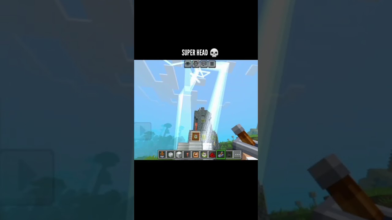 minecraft golem head 💀💀 