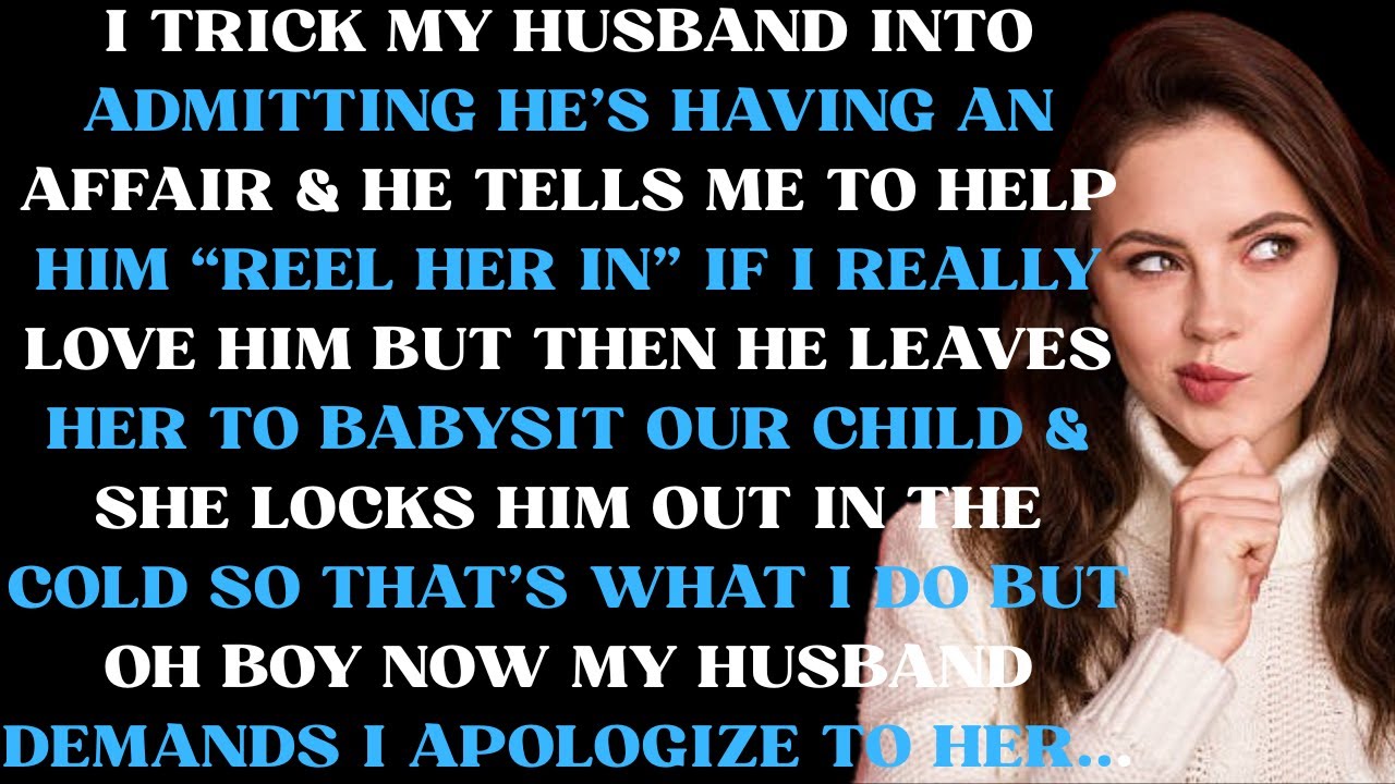I trick my husband into admitting he is having an affair and he asks me to help him to reel her in