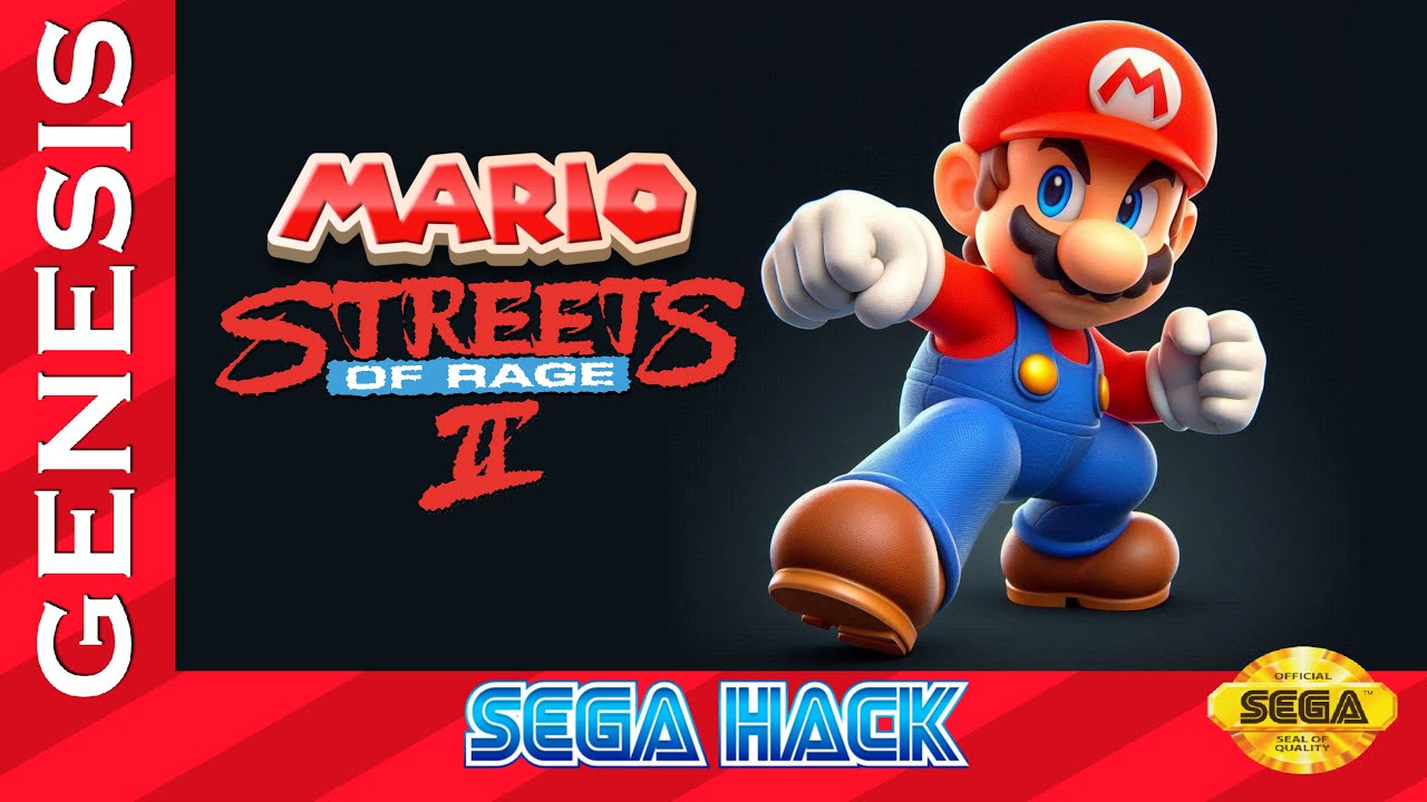 [Genesis Hack] Mario Streets of Rage 2