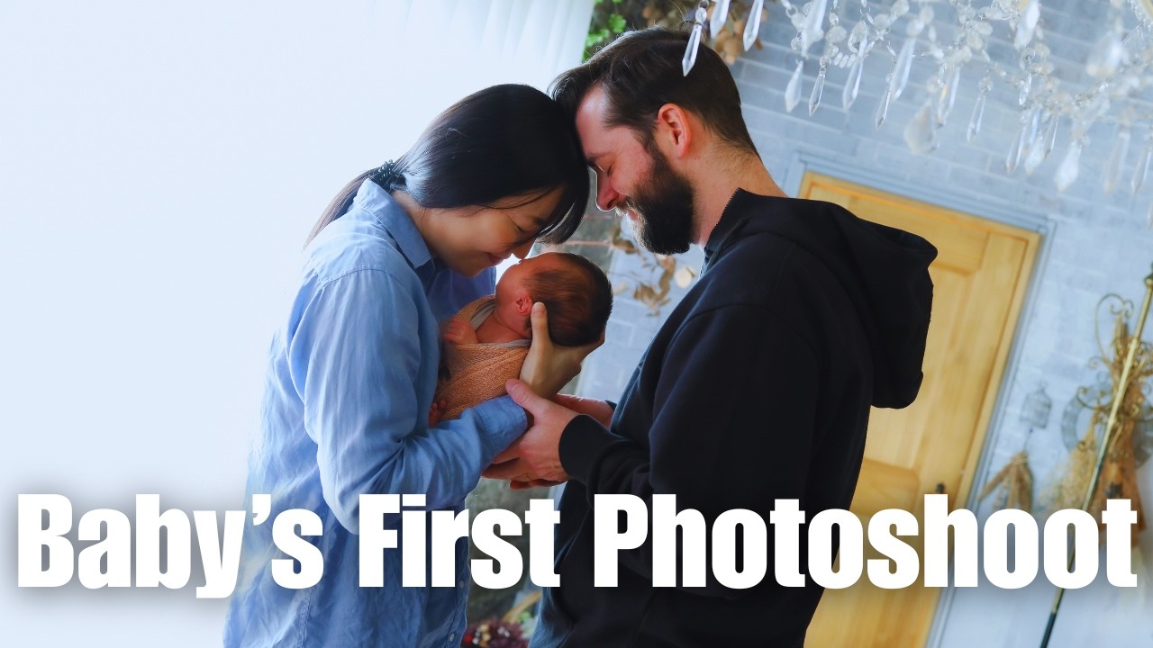 Baby's First Photoshoot & Mom Tries Traditional Japanese Food!