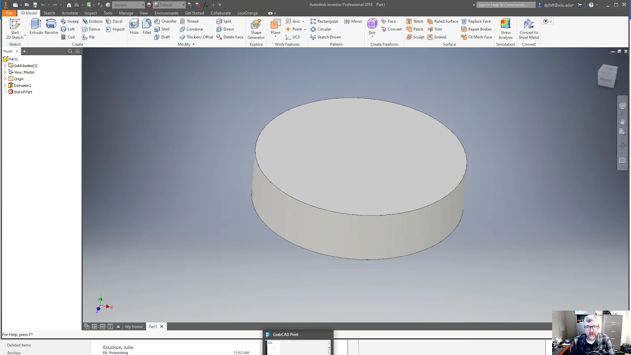 Inventor to 3D print