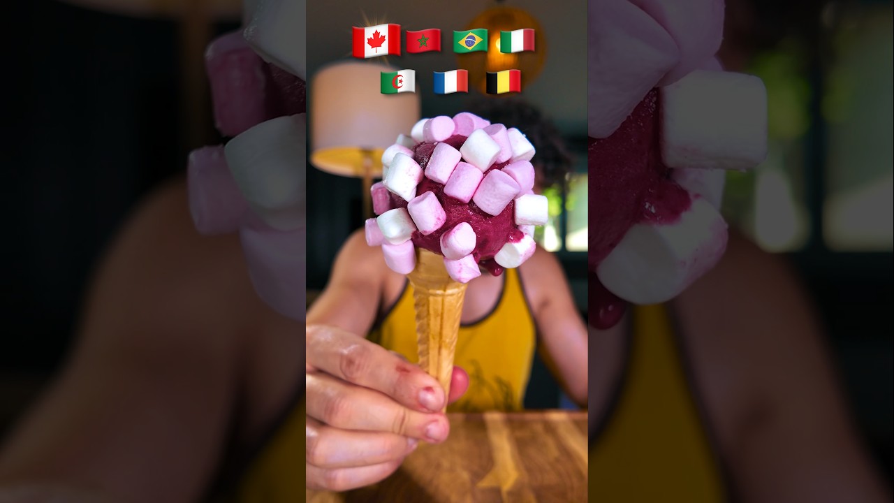 ✅️ 7 glaces de 7 pays