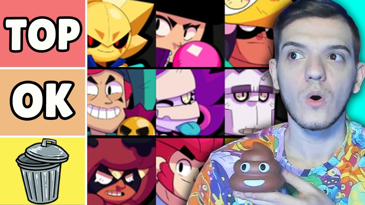 TIER LIST CU CEI MAI BUNI BRAWLERI DIN UPDATE! *MAXEAZA ASTA*