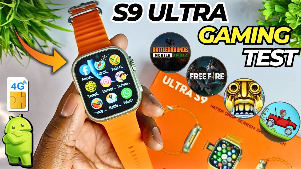 I Played BGMI, FREEFIRE, Candy Crush, In This Smartwatch⚡️|| 4G Android Smartwatch Gaming Test 🔥