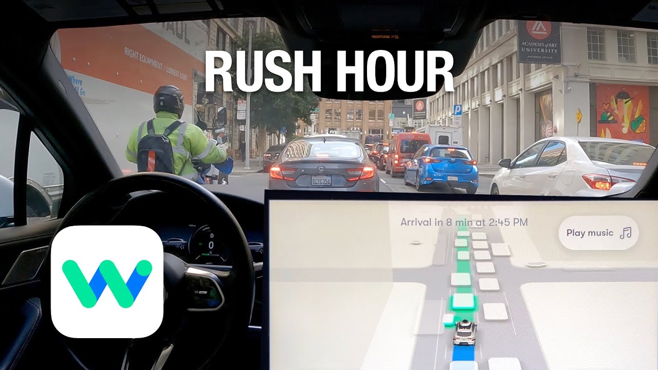 Driverless Car Ride in Downtown San Francisco | Waymo Ride Along #9
