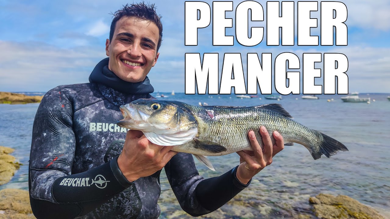 Pêcher et Manger du BAR en Chasse Sous-Marine !