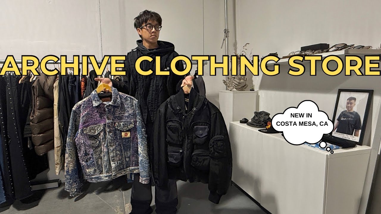 New Archive Clothing Showroom Vlog - Shopping at Hid.n (Chrome Hearts, Issey Miyake, Kapital, Yohji)