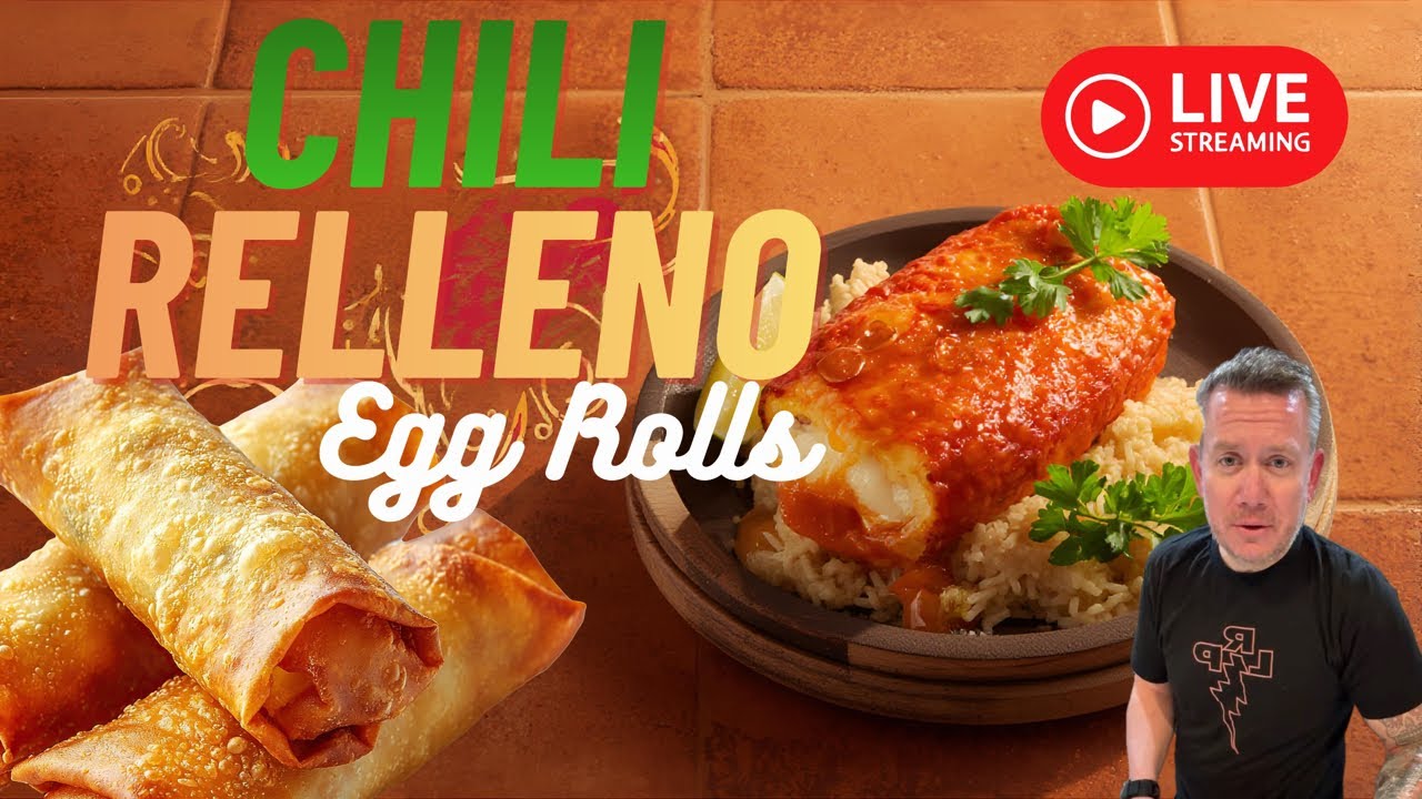 Chile Relleno style eggrolls ￼