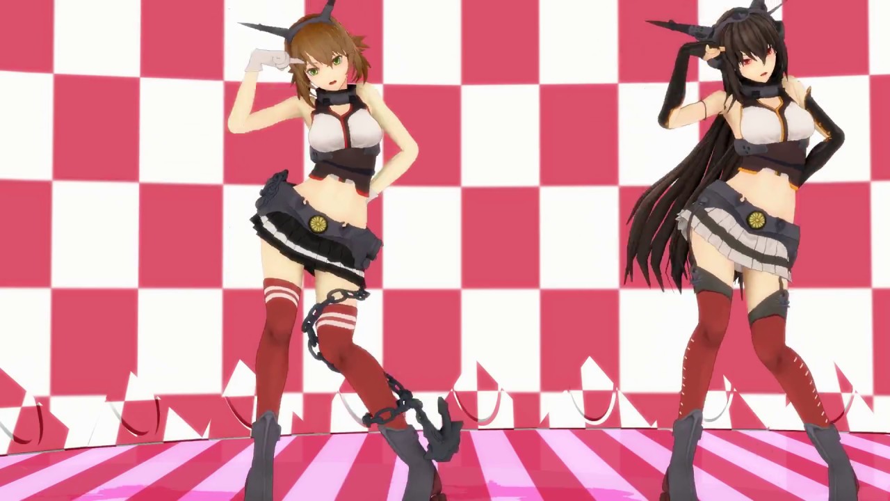 【MMD艦これ】長門・陸奥でGirls（ 4K）
