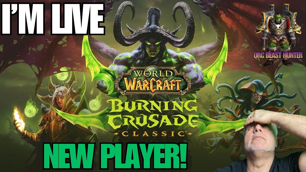 WOW TBC Beast Hunter (30+ORC) - New Player levelling.