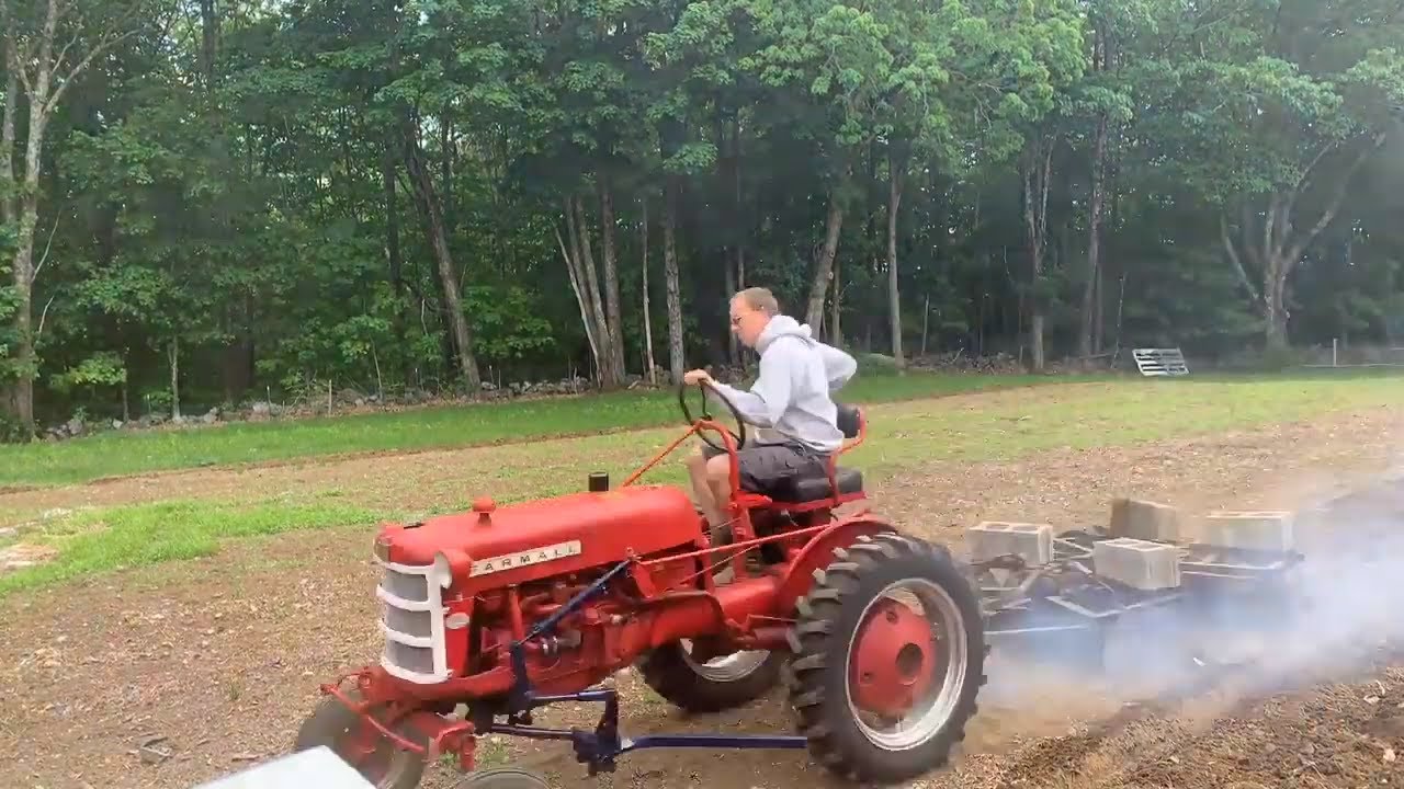 1961 International #Farmall Cub With McCormick C-23A Drag Disc