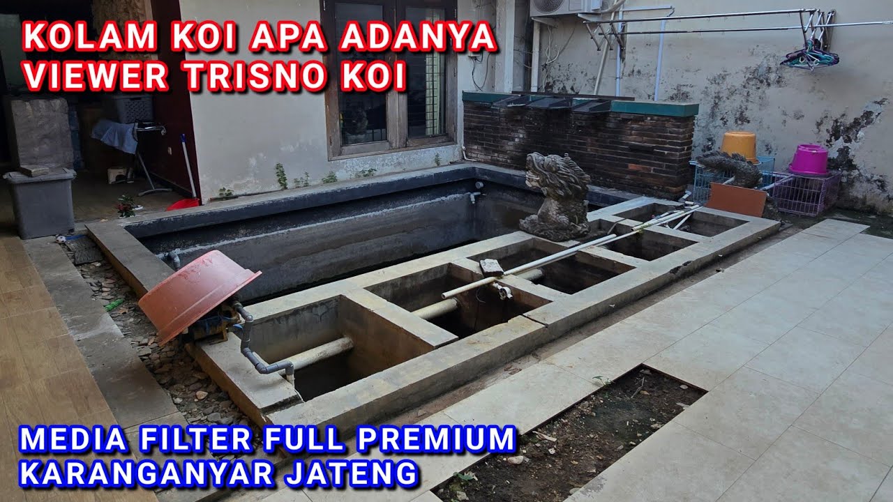 KOLAM KOI APA ADANYA DI BELIKAN MEDIA FILTER FULL PREMIUM | KARANGAYAR JAWA TENGAH