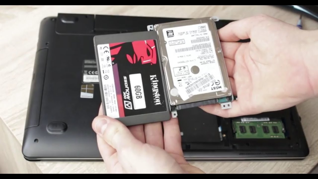 Wymiana HDD na SSD w laptopie