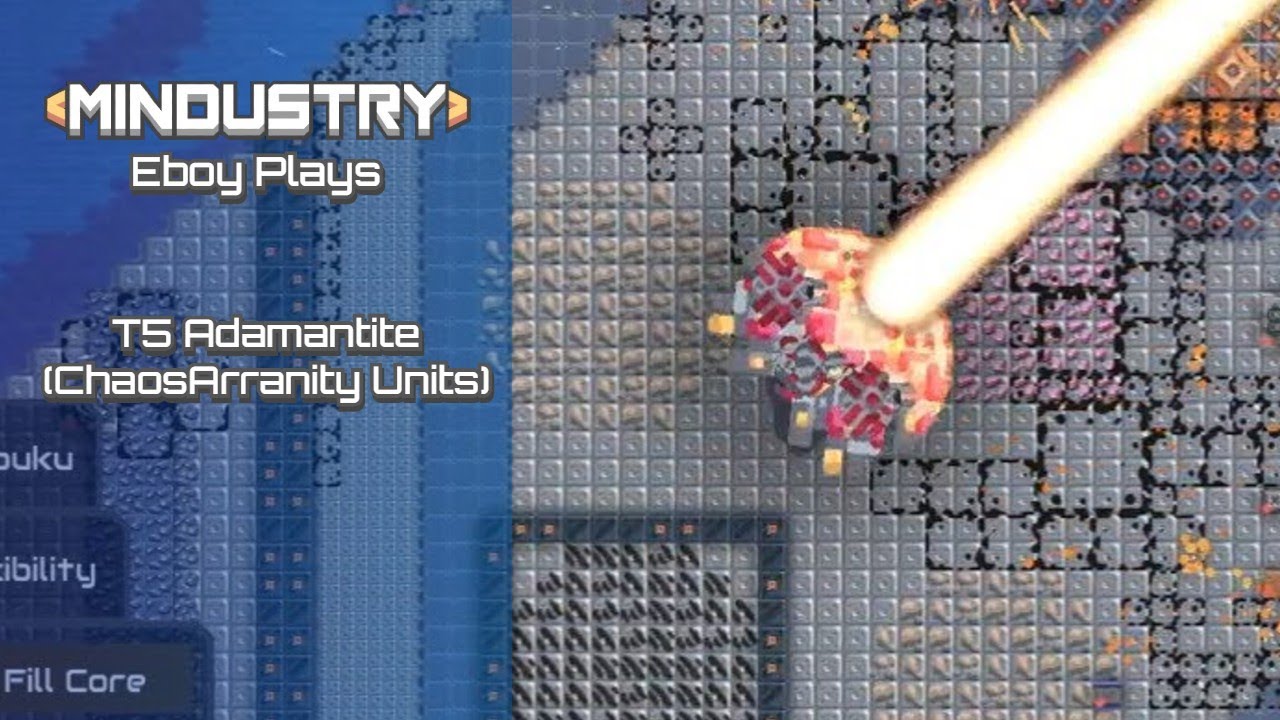 Mindustry V6 - Adamantite T5 (Modded V6 Unit Showcase)