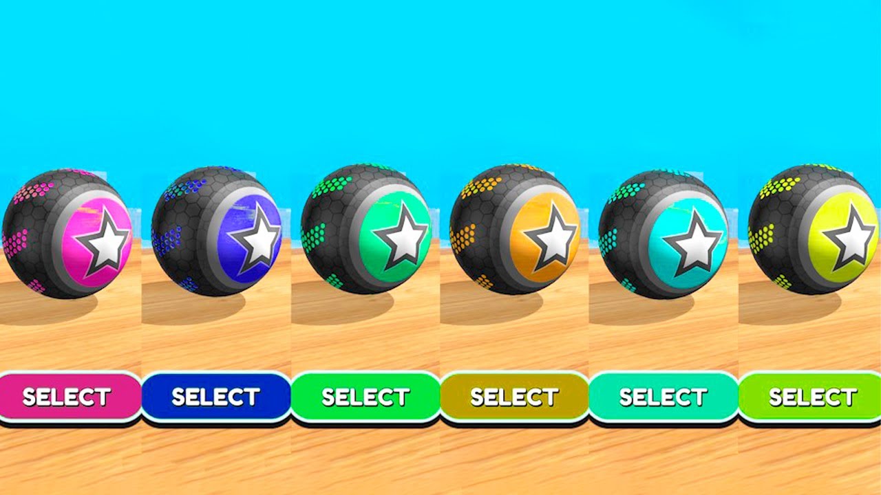 Going Balls - The Star Ball of 6 Colors, Levels 2851-2858! Race-473