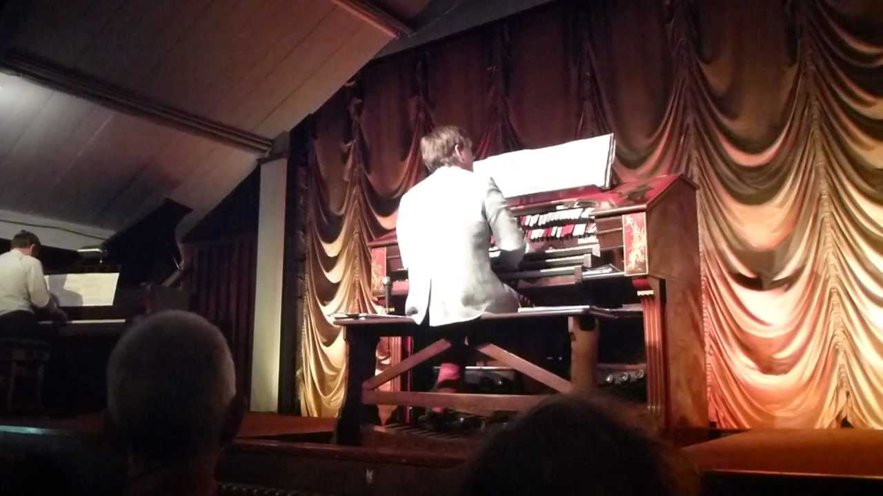 Alan On The Organ At The Kinema in the Woods