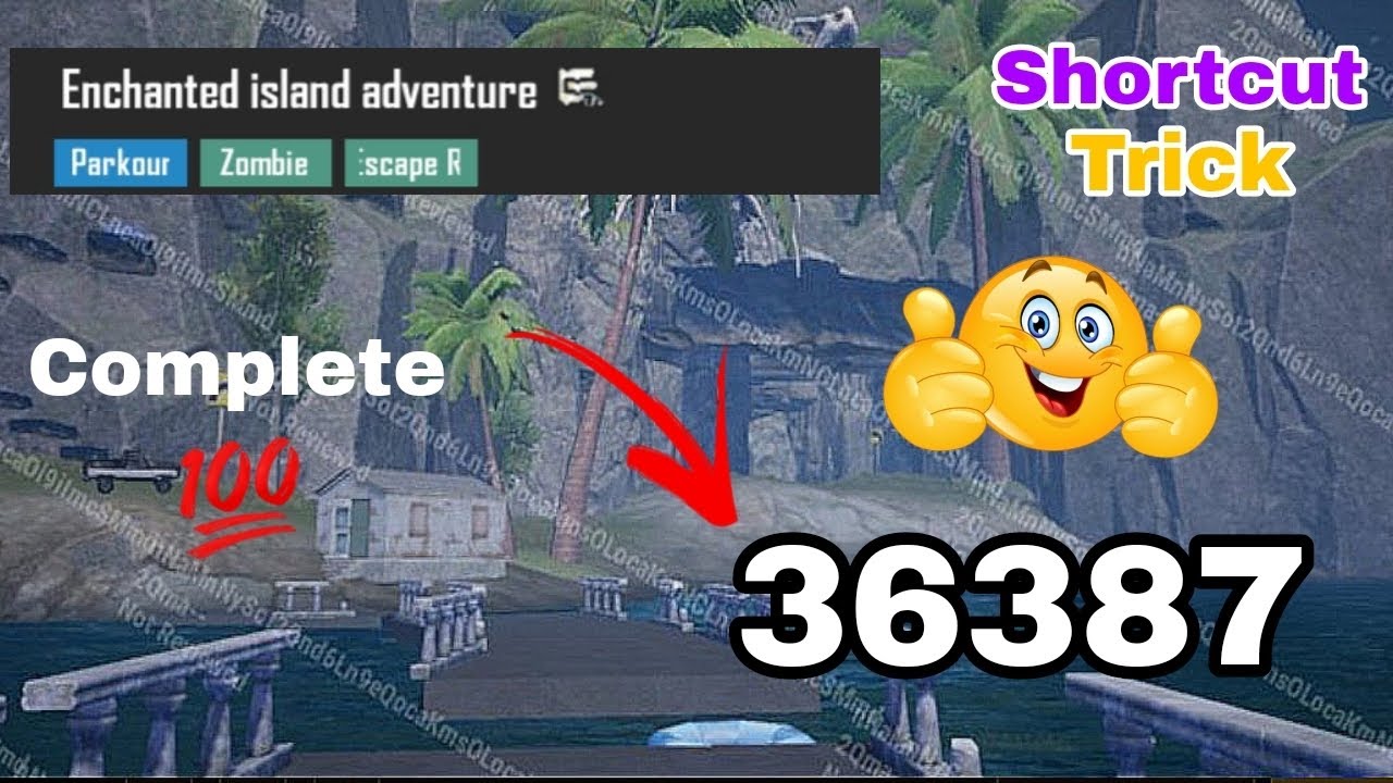 36387 wow bgmi Parkour Complete | Enchanted island adventure