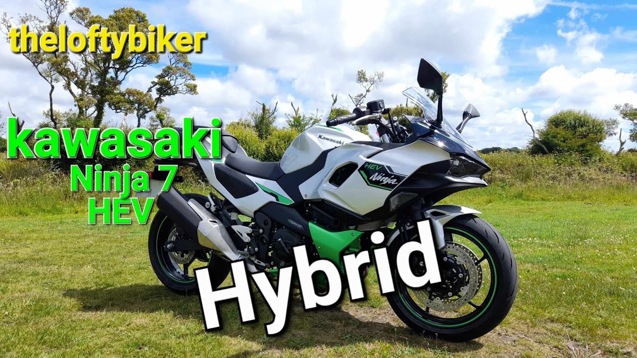 HYBRID Motorcycle. 2024 Kawasaki Ninja 7 HEV