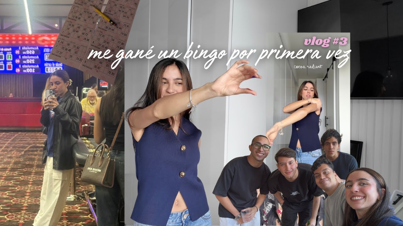 me gané por primera vez un bingo en un casino + mi primera campaña del año | vlog 3