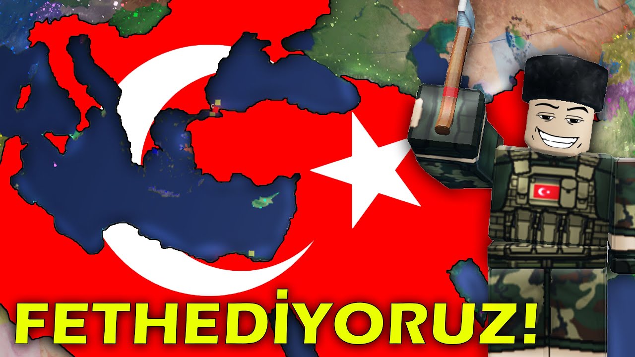 🏹 3 Kıtaya Hakim Oluyoruz⚔️ | Rise Of Nations | Roblox Türkçe