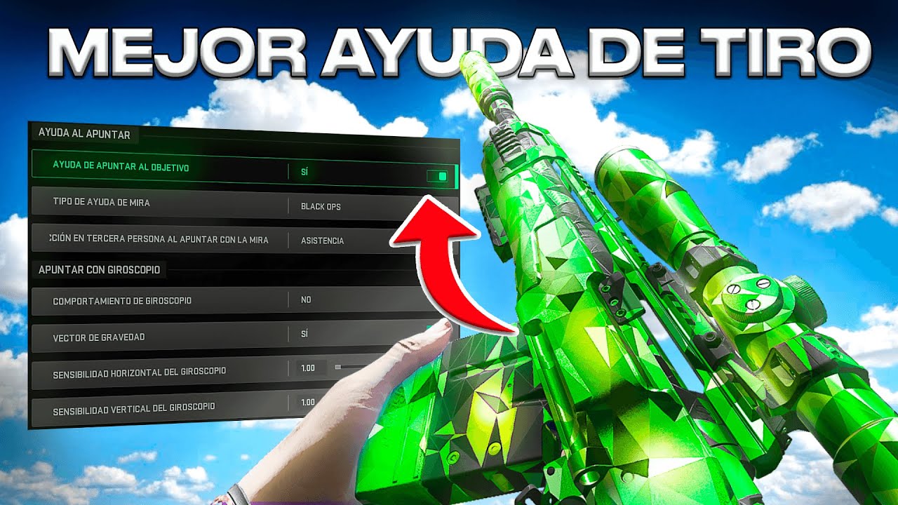 COMO CONFIGURAR la AYUDA DE APUNTADO para MEJORAR a SNIPER en MODERN WARFARE II (Mejor Aim Assist)