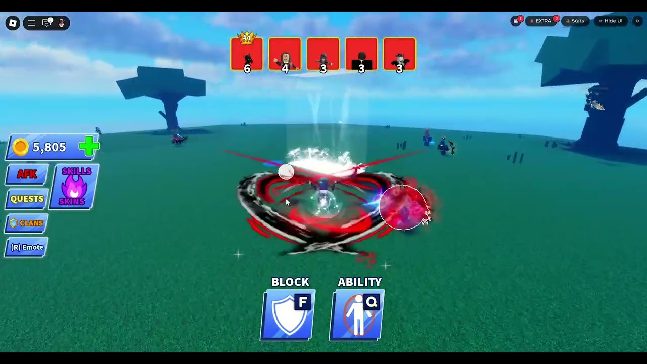 i think i'm getting better at blade ball!