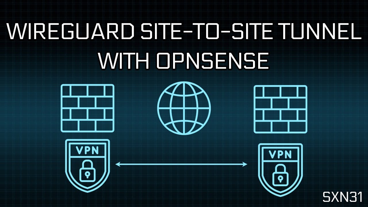 OPNSense Simple Site to Site Wireguard tunnel