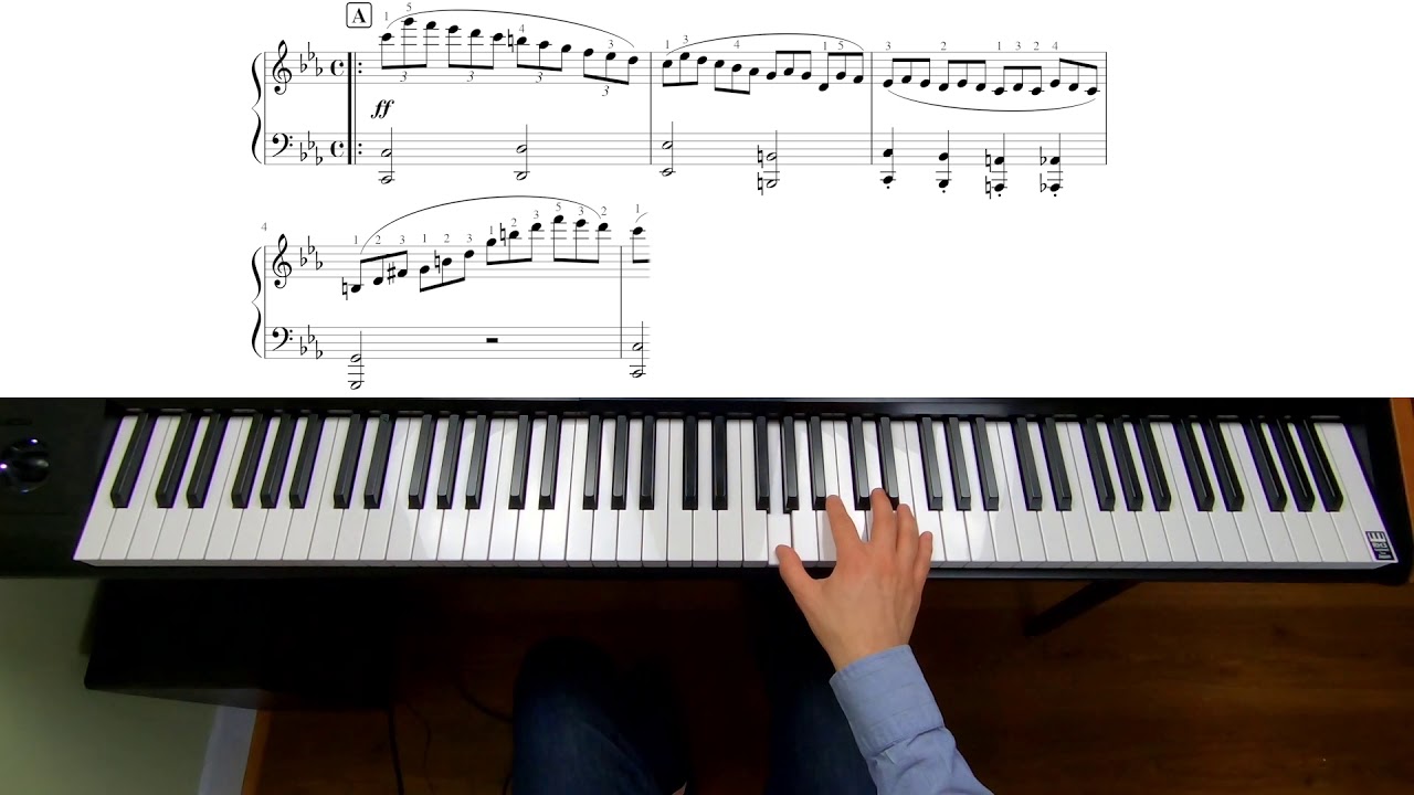 TUTORIAL | Etude in C Minor, Op. 29, No. 7 by Bertini