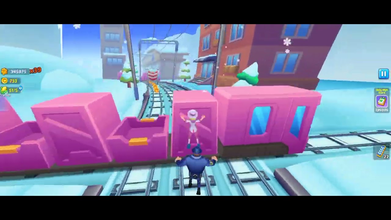 Subway princess runner game || play with rose 
