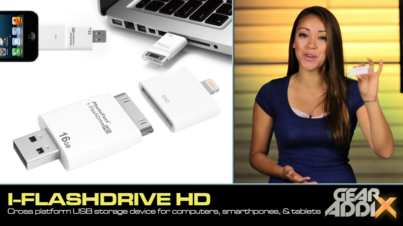 I-FlashDrive HD (USB storage device for smartphones, tablets, & computers)