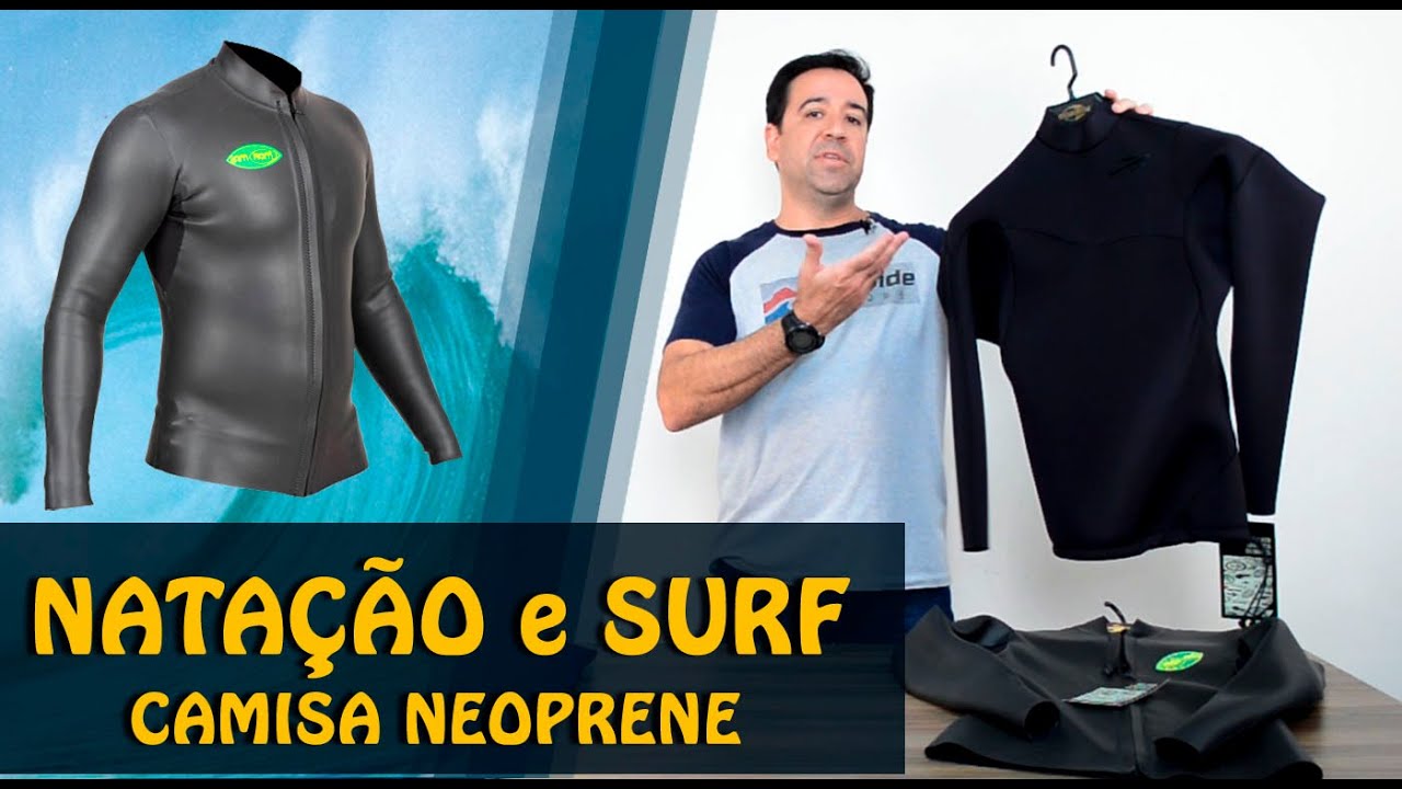 Camisa Térmica Neoprene Natação, Surf e Mergulho Mormaii