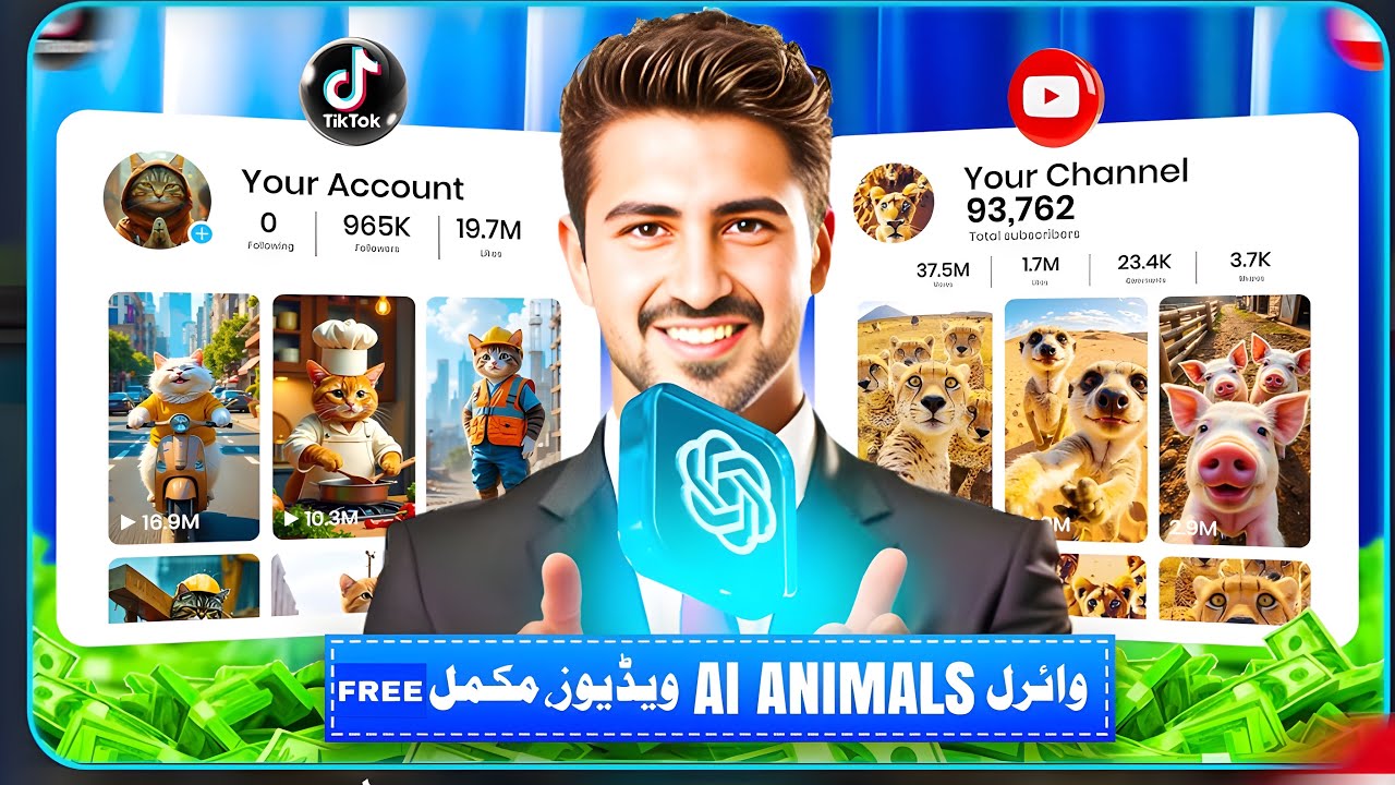 Create Viral Ai animals Video in FREE Ai Tools | Ai animals Videos| Pashto 