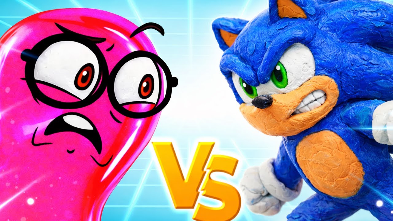 ¡Sonic cobra vida! 🌀✨ Cómo hacer personajes de Sonic con plastilina paso a paso