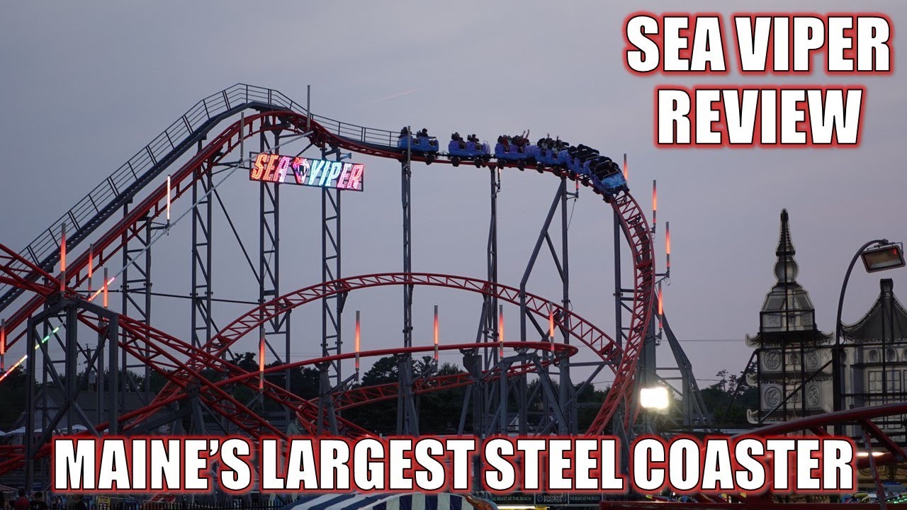 Sea Viper Review, Palace Playland Roller Coaster | Maine's Largest Steel Coaster