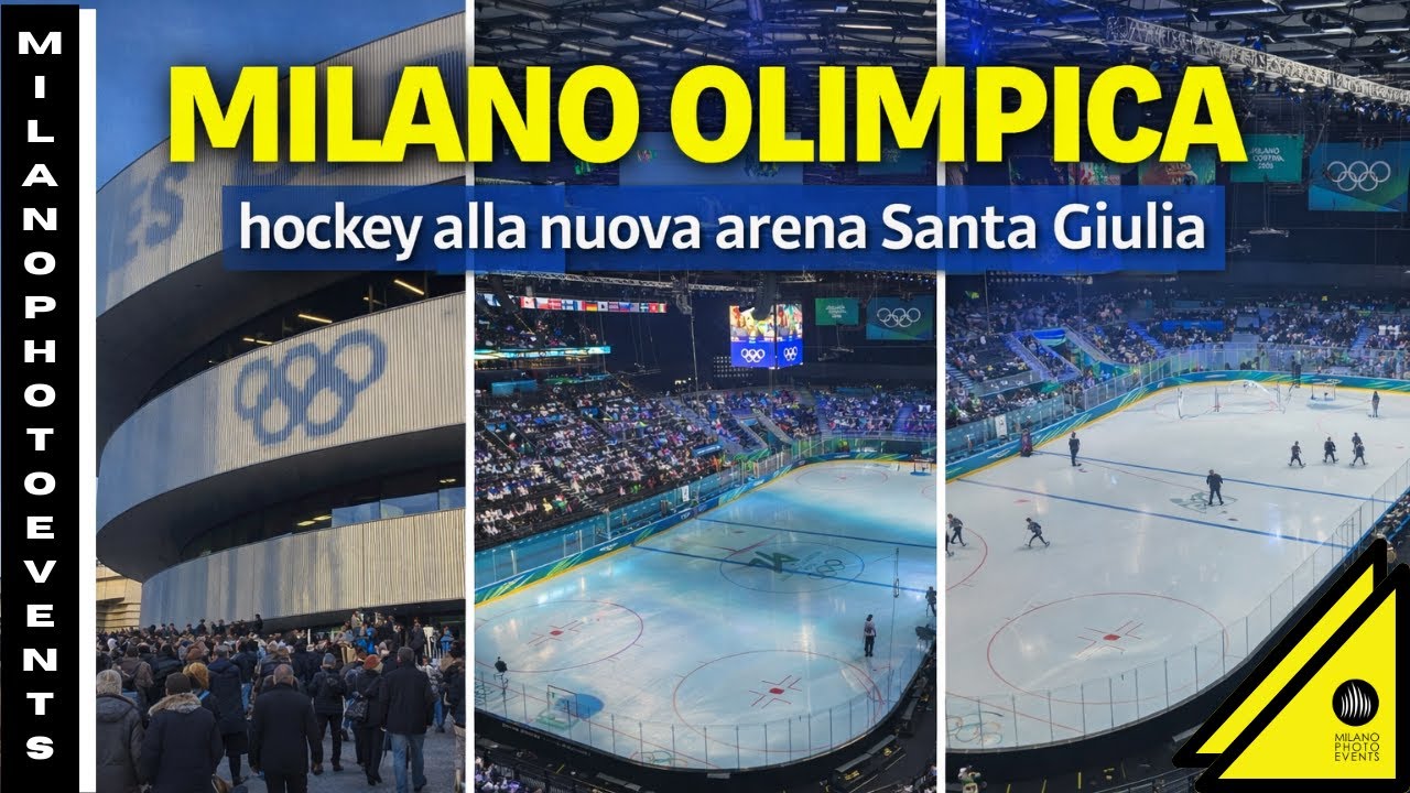 Milano Olimpica - hockey alla nuova Arena Santa Giulia