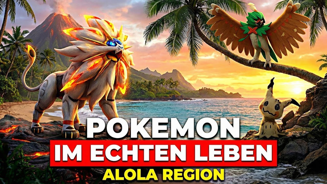 Pokémon im echten Leben | Alle 88 der Alola-Region (Gen 7 neu interpretiert mit KI)