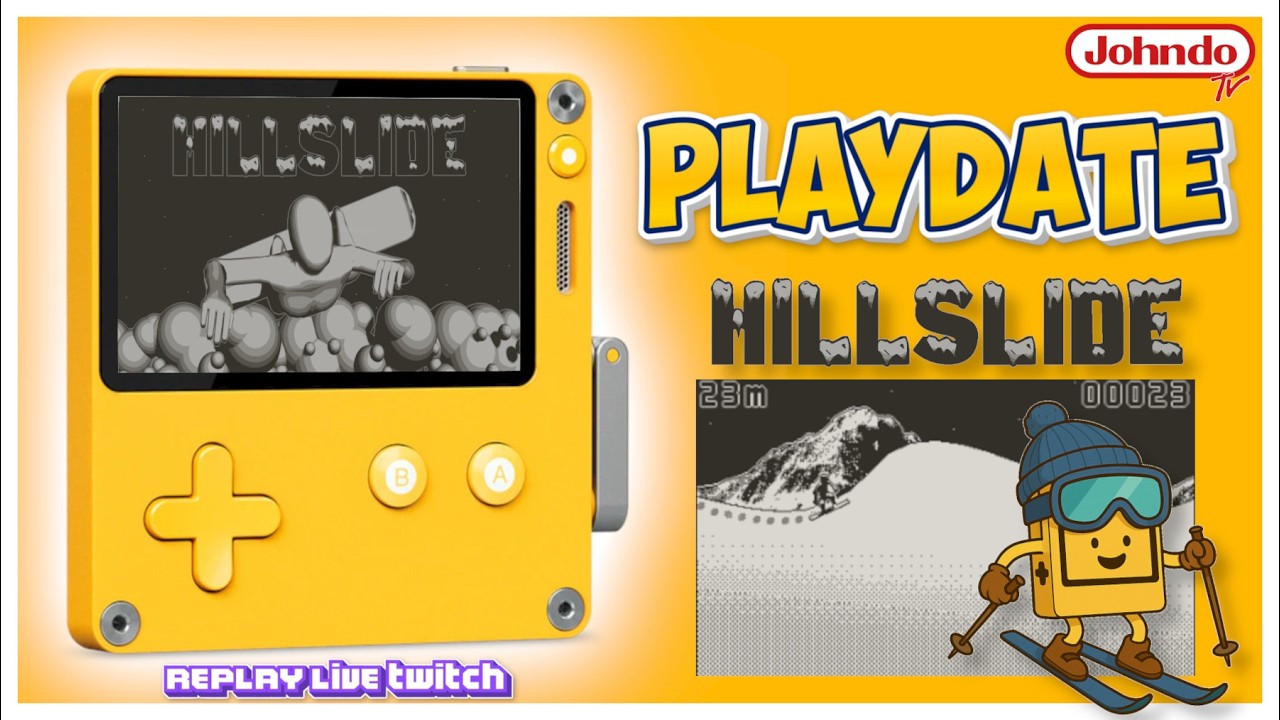 Hillslide Playdate : to snow or too slow ! 🏂🟨