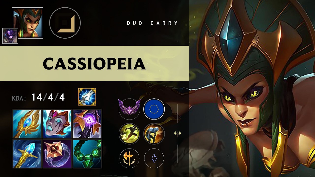 Cassiopeia Carry vs Smolder - EUW Master Patch 26.11