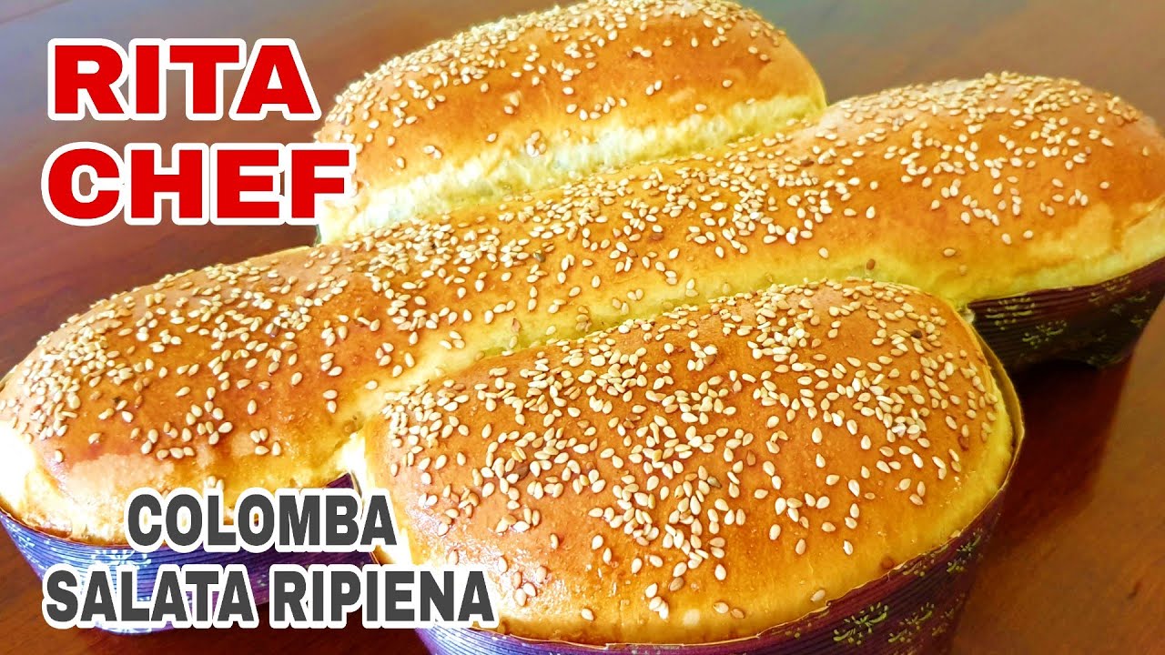 COLOMBA BRIOCHE SALATA RIPIENA⭐RITA CHEF | Ricetta Pasquale golosissima!