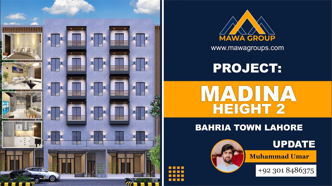| Madina Height 2 | The View by @Mawa Group | Apartment in Bahria Town Lahore |