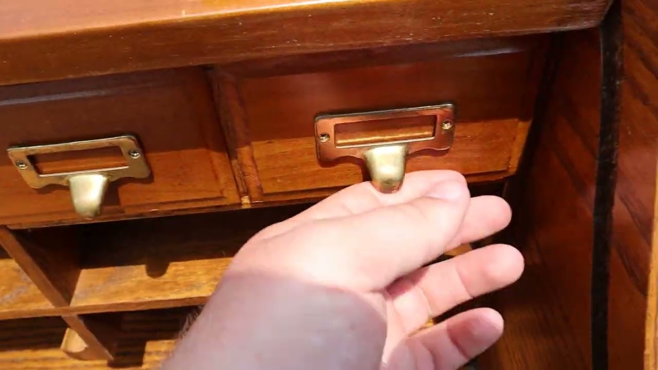 Oak Roll Top Desk