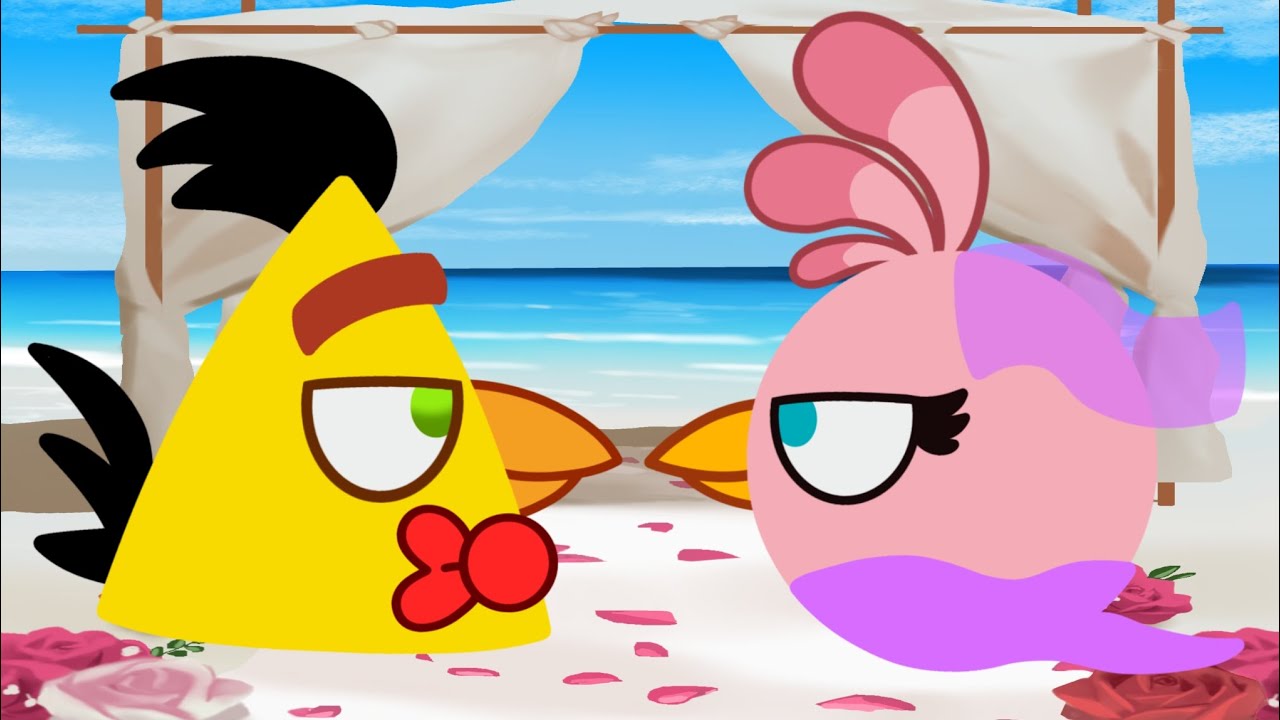 Angry Birds Speedpaint 🖍️ Stella X Chuck #6 🩷💛 (Wedding style) #redella